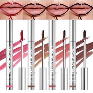 lot 60039 image: BANGFENG 4Pcs Peel Off Lip Liner Stain Set - Long-Lasting, Smudge-Proof, Waterproof Nude Matte Lip Tint, Non-Fading Peel Off Lip Color, Effortless Precision & Full Coverage, 24H Color Hold