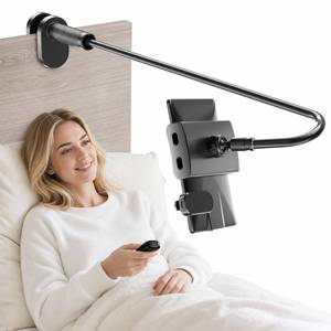 lot 19001 image: Kefotic Gooseneck Tablet Holder for Kindle Reading in Bed with Page Turner Remote, Hands Free Desk Bedside Lazy Arm Stand for Kindle Accessories, Gifts for Readers - Retail $40