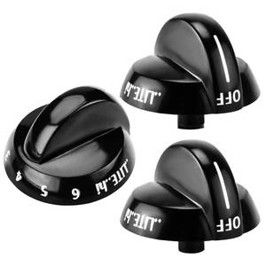 lot 60109 image: Funmit 316220009 Top Burner Stove Knob Replacement for Frigidaire Replaces AP4322122 PS1991531 EAP1991531 (Black, 1 Pack) - Retail $1,287