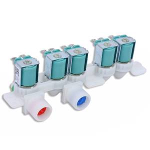 lot 60113 image: Washer Water Inlet Valve Replaces DC97-15459G For Samsung WA456DRHDSUAA WA456DRHDWRAA WA45K7600AWA2 WA45K7600AWAA WA48J7770APA2 WA50F9A7DSWA2 WA52J8700APA2 WA50M7450AWA4 WA52M7750AWA4 - Retail $40