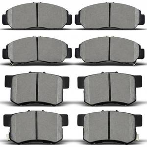 lot 19138 image: DYZJKWJW D787 D537 Front Rear Ceramic Brake Pads Set 8pcs Fit For 2004-2008 Acura Tsx,For 2003-2007 Honda Accord - Retail $31