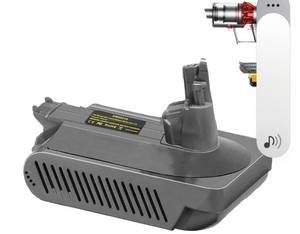 lot 19141 image: V10 Adapter for Dewalt 20V Battery Convert to for Dyson V10 SV12 Animal Absolute Motorhead Fluffy Total Cordless Stick Vacuum Cleaner (only Adapter) - Retail $38