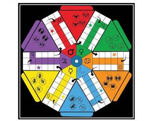 lot 19145 image: 6 Player Ludo Board Game  Chutes and Ladders Foldable - Retail $23