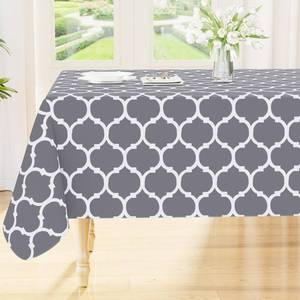 lot 19154 image: Smiry Rectangle Table Cloth, Flannel Backed Vinyl Tablecloth, 52x70