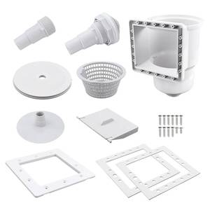 lot 19187 image: Kefly Above Ground Pools Skimmer with Accessories, Thru-Wall Skim Compatible with All Standard Pool Wall Cutouts - Retail $44