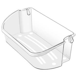 lot 19190 image: AMI PARTS Upgraded 240356402 Refrigerator Door Bin (Length 15.38) - Retail $21