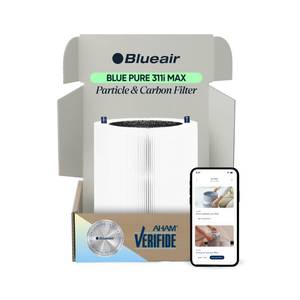 lot 19191 image: BLUEAIR Genuine Blue Pure F3MAX Replacement Filter for 311i Max Air Purifiers - AHAM Certified, HEPASilent Dual Filtration, Removes 99.97% of Particles & Odors, Genuine Carbon Filter - Retail $27