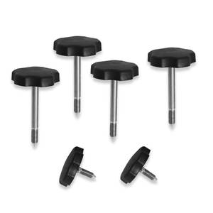 lot 19193 image: MSCRP 6Pcs Soft Top Window Frame Knob Door Surround Knobs Kits with Pin