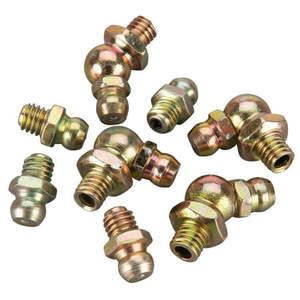 lot 60165 image: Performance Tool W54217 Grease Fitting Assortment - 14-Inch x 28 Thread - Includes 8 Fittings 4 Straight  2 45 Degree  and 2 90 Degree - Retail $69