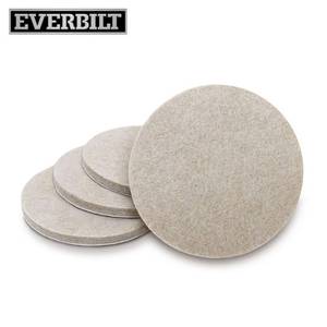 lot 60173 image: 2 in. Beige Round Felt Heavy Duty Self Adhesive Furniture Pads (4-Pack)
