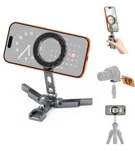 lot 60181 image: Magnetic Phone Tripod Stand for MagSafe,Aluminum Foldable Phone Holder