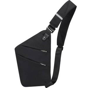 lot 60186 image: KUTQI Anti Theft Crossbody Bags for Women Men Travel Sling Bag with Personal Pocket Theft Resistant Sling Backpack Shoulder Bag for Sports Hiking Traveling Running, Black