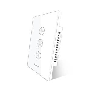 lot 114 image: Smart Ceiling Fan and Light Switch, WiFi 3-Speed Fan Controller, Works with Alexa and Google Home, TuyaSmart Life APP Remote Control, Timer & Countdown Function, No Hub Required, Neutral Wire Needed - Retail $25