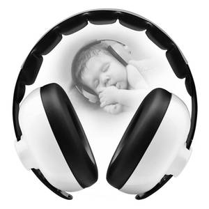 lot 116 image: BBTKCARE Baby Headphones Noise Cancelling Headphones for Babies for 3 Months to 3 Years - white - Retail $20