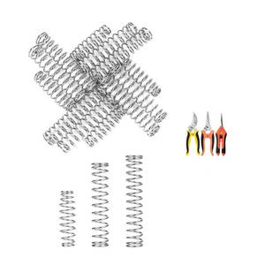 lot 137 image: Adiyer Replacement Springs for Pruners, Springs Suitable for The Multicolour 3 Pack Garden Pruning Shears Set selling on Amazon (15pcs springs mixed), Silver Tone - Retail $8