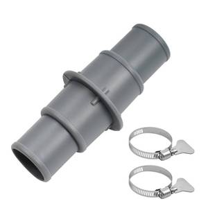 lot 176 image: TidyMister Pool Hose Adapter Connector Coupling 1-12 to 1-14 Plastic Pool Vacuum Hose Adapter for Swimming Pool Vacuums, Cleaners or Filter Pump Hoses - Retail $8