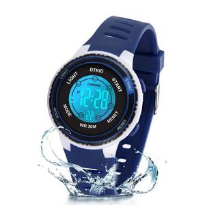 lot 194 image: DTKID Digital Kids Watch 30 M Waterproof, 7 Color Lights Time Teaching Watch Easy to Read for Girls Boy 5-16 - Retail $12