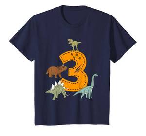 lot 223 image: GREEN 3rd Birthday T-Shirt Boys Dino Dinosaurs Birthday T-Shirt - Retail $17