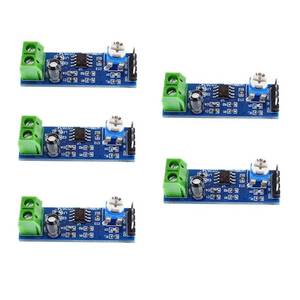 lot 251 image: Oiyagai 5-Pack 200� Gain LM386 Audio Amplifier Module (5��12 V) with Adjustable Volume & Speaker Connector for Arduino & DIY Audio Projects - Retail $12