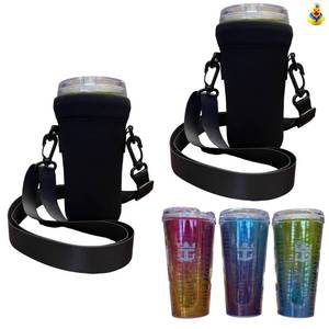 lot 278 image: Kaizen Kreations Cruise Ship Essentials Cup Sling Cruise Essentials 2026. Caribbean Cruise Must Haves. Cruise Ship Essentials 2026, Caribbean Royal, Caribbean cruise essentials 2026 (2-Pack) (black) - Retail $14