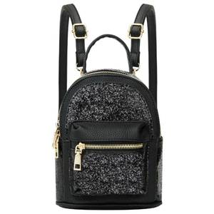 lot 338 image: SEALINF Mini Women Girl Bling Mini Backpack Convertible Shoulder Cross Bags Purse (black) - Retail $19