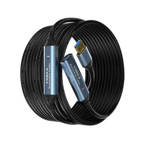 lot 367 image: SSS�GRGB USB 3.0 Extension Cable 50FT Type A Male to Female Active Extender Cord with 2 Extension Chipsets Signal Booster and 1 USB-C Charging Port, for Webcam, USB Hub, PlayStation, Printer, Camera - Retail $40