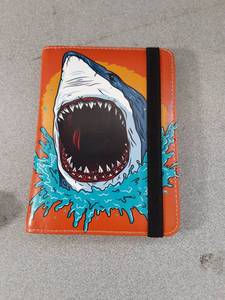 lot 376 image: Passport Holder Women,RFID Blocking Travel Wallet,Leather Card Case Travel Document Organizer Credit Card Holder Girl Men (Shark-1)