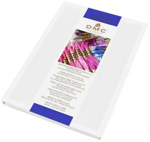lot 409 image: DMC COLORCRD Needlework Threads 12-Page Printed Color Card - Retail $10