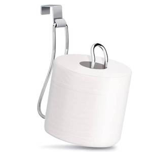 lot 411 image: Toilet Paper Holder, Over the Tank Toilet Paper Holder, Toilet Paper Roll Holder, Bathroom Toilet Paper Storage��Chrome�� - Retail $7