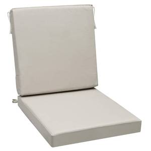 lot 508 image: AAAAAcessories Outdoor Seat Cushions for Chairs, Fade-Resistant, Waterproof Patio Furniture Replacement Cushions, 20 x 20 x 3  20 x 24 x 3, Khaki Beige - Retail $54