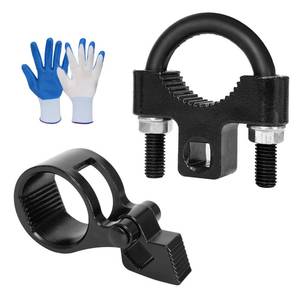 lot 521 image: YZMLOL Inner Tie Rod Removal Tool,27-44mm Tie Rod End Hex Wrench Tool with 12 Drive and 38 Low-Profile Inner Tie Rod U-Wrench Tool for Most Vehicles Inner Tie Rod Removal and Installation. - Retail $19