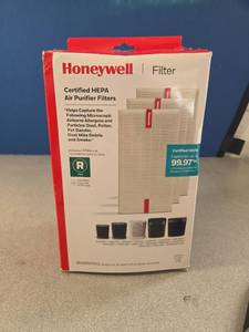 lot 590 image: Honeywell Certified HEPA Air Purifier Filters 3-Pack HPA094 HPA100 HPA200 HPA300 HPA350 Series - Retail $0