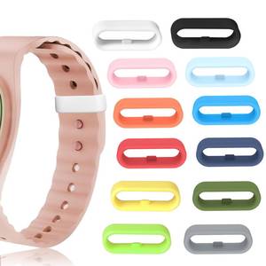 lot 606 image: Multi-Color Band Keeper, Magic band locks, Silicone Fastener Rings Security LoopHolderClips Compatible with Fitbit ChargeCharge HRGarmin VivofitDisney Magic Bands 1.02.0 & More (12pcs-Arc) - Retail $6