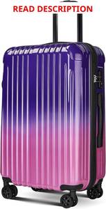 lot 1404 image: $100 27-Inch Luggage - Airline-Approved Spinner Suitcases with TSA Lock