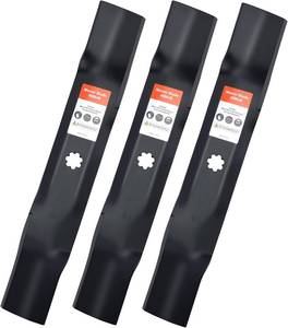 lot 1408 image: Grasscool E140 GY20852 Mower Mulching Blades for John Deere 48-in Deck