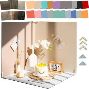 lot 1429 image: 12Pcs 24-Pattern Backdrop Boards, 16x16in, Double-Sided