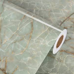 lot 1433 image: $49 Cyan Marble Contact Paper for Countertops, Peel-and-Stick Vinyl, 24x394