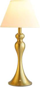 lot 1439 image: $50 Mr.White Rechargeable Cordless Table Lamp with E26 LED, 5200mAh, Gold
