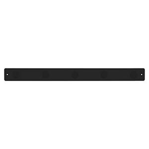lot 1448 image: Three by Three Magnetic Strip Bulletin Board, Black