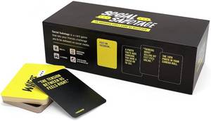 lot 1463 image: Social Sabotage Awkward Party Game by BuzzFeed - 500 Cards, For 3 Players