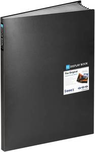 lot 1465 image: Sooez Heavy Duty Binder with Plastic Sleeves 18x24, 30 Sheet Protectors