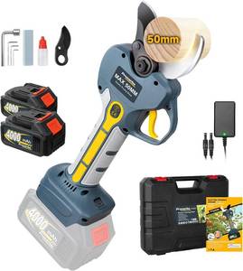 lot 1479 image: $190 Cordless 2-Inch Electric Pruning Shears, Pole Compatible, 50mm, 2 4000