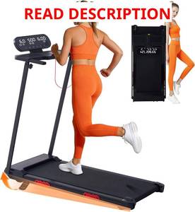 lot 1503 image: $140 Walking Pad Treadmill with Incline, Home Use 3.5HP, 0.6-10 MPH, 400LBS