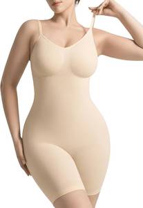 lot 4481 image: Bodysuit Shapewear for Women Seamless Body Shaper Tummy Control Snatched Waist Butt Lifter Sculpting Full Body Suit Nuse Small