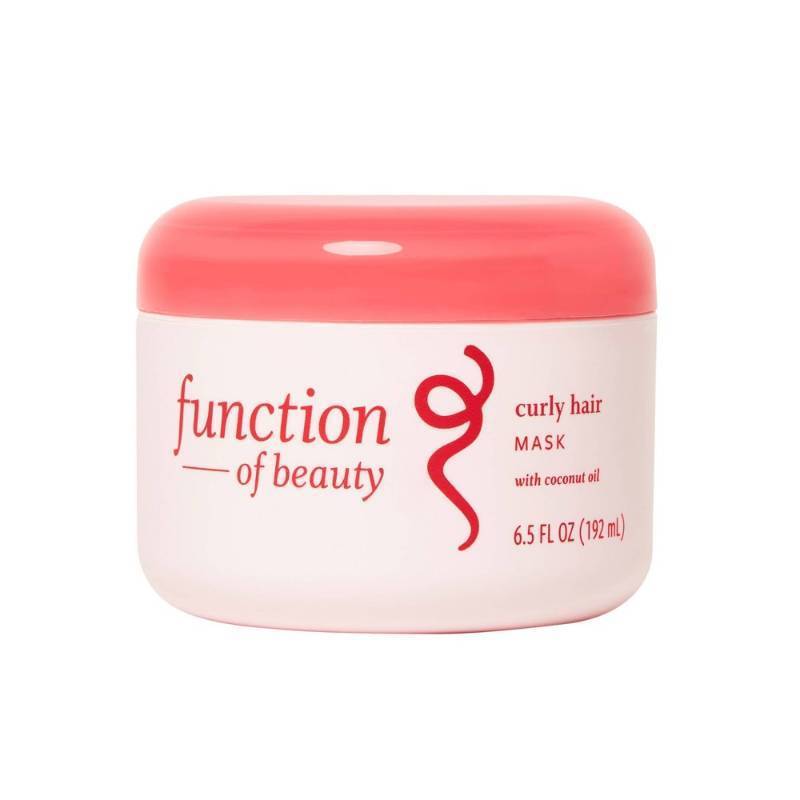 lot 103 image: Function of Beauty Curly Hair Mask Base with Coconut Oil - 6.5 fl oz - Retail $10