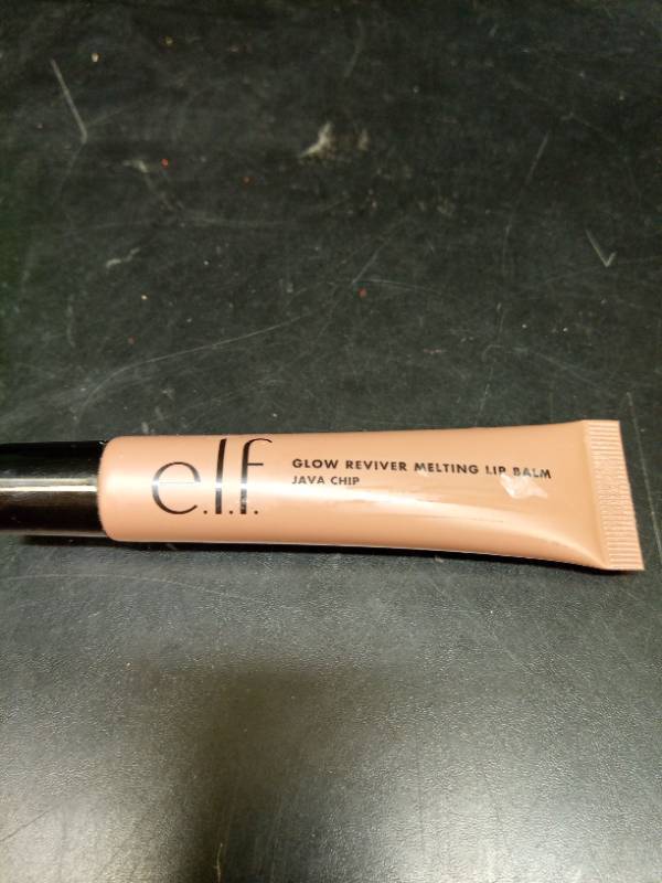 lot 130 image: e.l.f. Glow Reviver Melting Lip Balm Java Chip - Retail $4