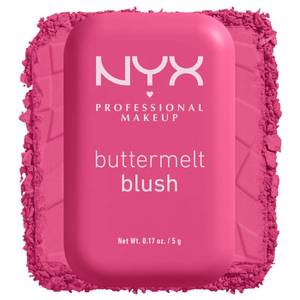 lot 120 image: NYX PROFESSIONAL MAKEUP Buttermelt Powder Blush, Fade and Transfer-Resistant Blush, Up to 12HR Make Up Wear, Vegan Formula - Butta With Time - Retail $11