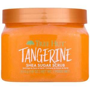 lot 126 image: Tree Hut Tangerine Shea Butter Sugar Body Scrub  18 oz - Retail $24