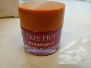 lot 153 image: Tree Hut Strawberry Overnight Lip Mask - Retail $10