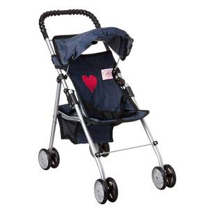 lot 58686 image: My First Doll Stroller Denim for Baby Doll - Retail $25